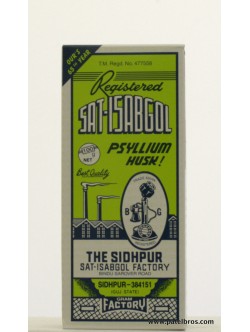 Sat-Isablog Psyllium Husk 3.5 OZ / 100 Gms