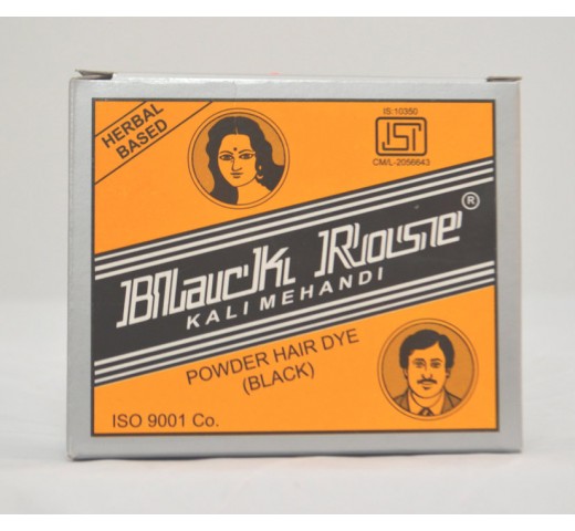 Black Rose Powder Hair Dye 1.76 OZ / 50 Gms