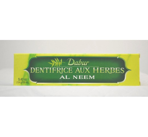 Dabur Dabur Dentifrice Aux Herbs Neem Toothpaste 5.43 OZ / 154 Gms