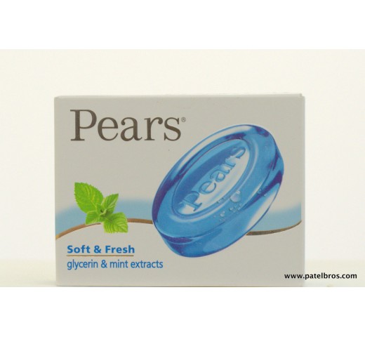 Pears Soap With Giycerin & Mint Extracts 2.64 OZ / 75 Gms