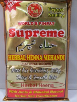 Supreme Natural Brown Mehandi 5.29 OZ / 150 Gms