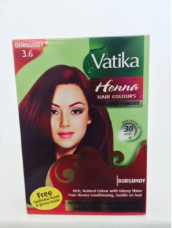Vatika Burgandy Hair Color 2.12 OZ / 60 Gms