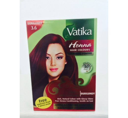 Vatika Burgandy Hair Color 2.12 OZ / 60 Gms