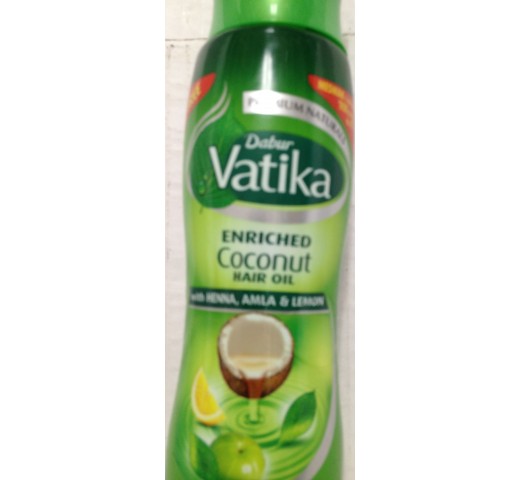 Dabur Vatika Enriched Coconut Hair Oil 10.14 OZ / 300 Ml