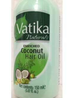 Vatika Naturals Enriched Coconut Hair Oil 5 OZ / 148 Ml