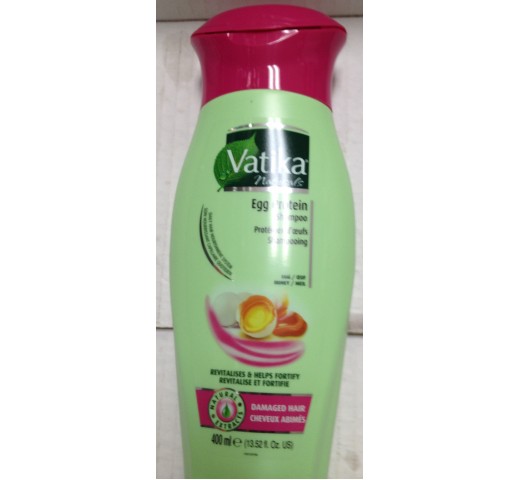 Vatika Naturals Egg Protein Shampoo 13.5 OZ / 400 Ml