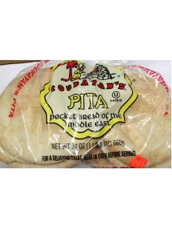 Toufayan's Toufayan's Pita 24 Oz / 680 Gms
