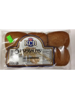 KCB Kashmir Crown Baking Whole Wheat Mumbai Pav 8 Oz / 227 Gms