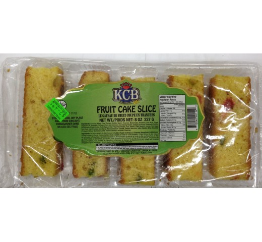 KCB Fruit Cake Slice 8 OZ