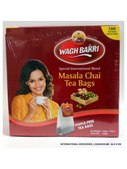 Wagh Bakri Waghbakri Masala 100 Tea Bags 7 OZ / 198 Gms