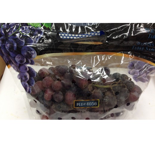 Fresh BLACK GRAPES $/Lb