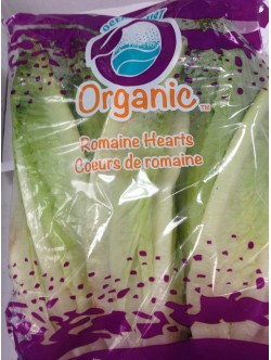 Organic Fresh Romaine Hearts
