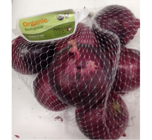 Organic Fresh Red Onions 3lb