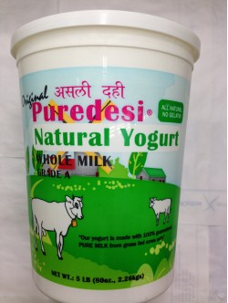 PureDesi Whole Milk Dahi Yogurt 80 Oz / 2267.2 Gms