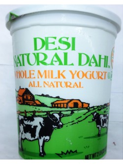 Desi Natural Whole Milk Dahi Yogurt 80 Oz / 2267.2 Gms