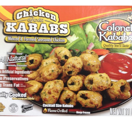 Colonel Kababz Chicken Gola Kababs 11 Oz / 312 Gms