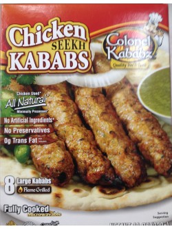 Colonel Kababz Chicken Seekh Kababs 11.07 Oz / 312 Gms