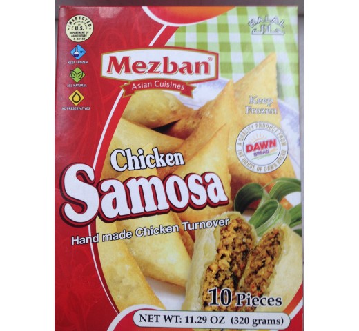 Mezban Chicken Samosa 11.29 Oz / 320 Gms
