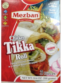 Mezban Chicken Tikka Roll 10.6 Oz / 300 Gms