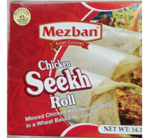 Mezban Chcken Seekh Roll 14.1 Oz / 400 Gms