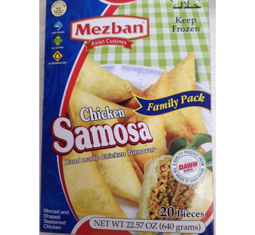 Mezban Chicken Samosa 222.57 Oz / 640 Gms