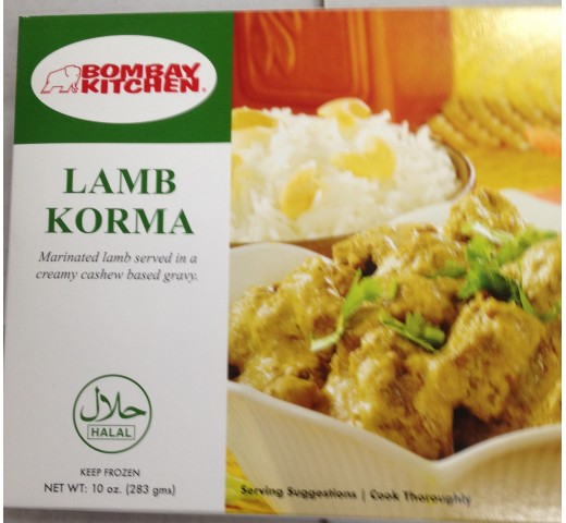 Bombay Kitchen Lamb Korma 10 Oz / 283 Gms