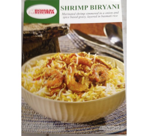 Bombay Kitchen Shrimp Biryani 10 Oz / 283 Gms