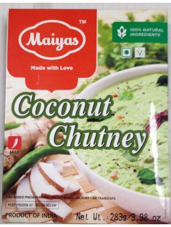 Maiyas Coconut Chutney 9.98 Oz / 283 Gms