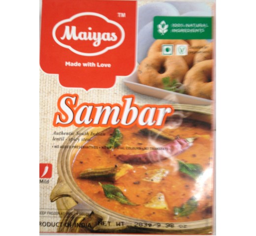 Maiyas Sambar 9.98 Oz / 283 Gms
