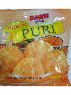 Dawn Bread Frozen Puri 17 Oz / 481 Gms ( 12 No's)
