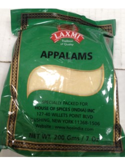 Laxmi Appalams 7 Oz / 200 Gms