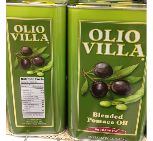 Olio Villa Pomace Oil 128 Fl Oz