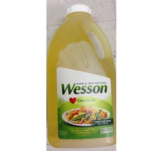 Wesson Canola Oil 160 Fl Oz