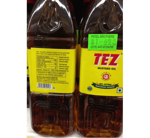 Tez Mustard Oil 6.76 Fl Oz