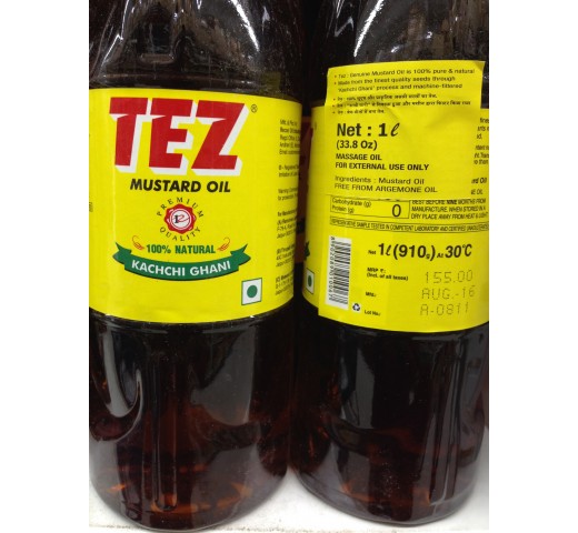 Tez Mustard Oil 33.8 Fl Oz