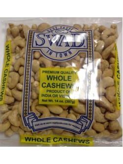 Swad Whole Cashews 14 OZ / 397 Gms