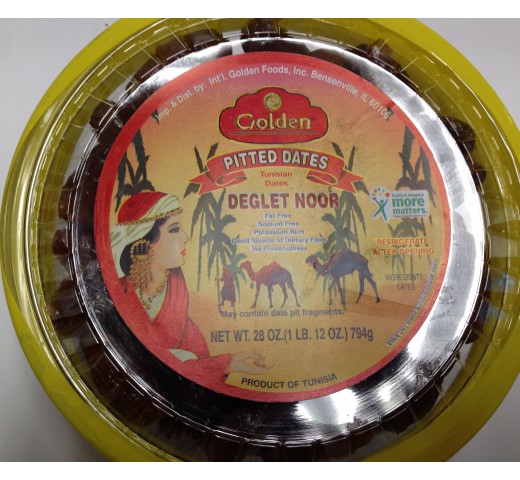 Golden Pitted Dates 28 OZ / 794 Gms