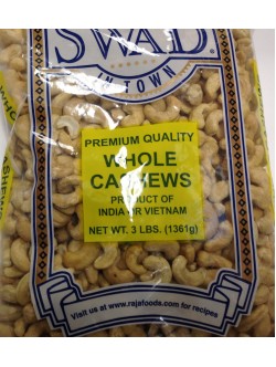 Swad Whole Cashews 48 OZ / 1361 Gms