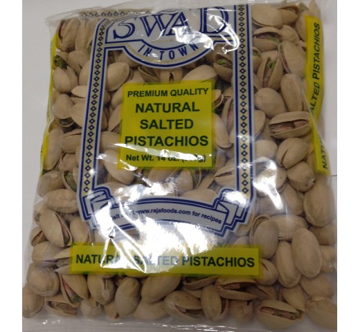 Swad Natural Salted Pistachios 14 OZ / 397 Gms