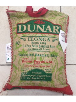 Dunar Elonga Extra Long Basmati Rice 20 LB / 9 KG