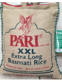 Pari Exra Long Basmati Rice 10 LB / 4.5 KG