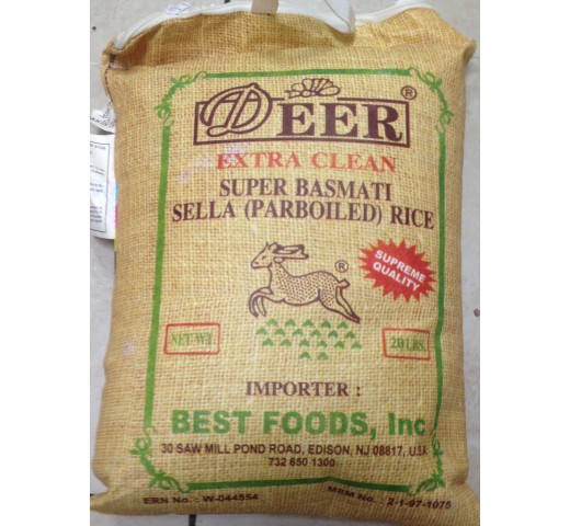 Deer Extra Clean Basmati Rice 20 LB / 9 KG
