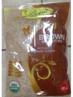 Deer Organic Brown Rice 128 OZ / 3.6 KG