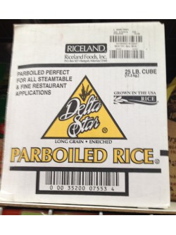 Delta Star Parboiled Rice 400 OZ / 11.34 KG