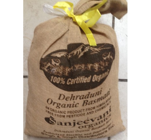Sanjeevani Dehraduni Organic Basmati 10 LB / 4.5 KG