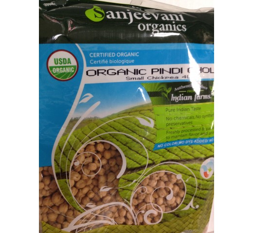 Sanjeevani Organic Pindi Choley 4 LB / 1.8 KG