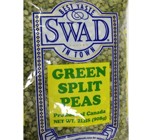 Swad Green Split Peas 2 LB / 908 Gms