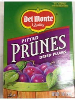 Del Monte Pitted Prunes 7 Oz / 200 Gms
