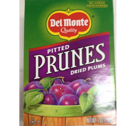 Del Monte Pitted Prunes 7 Oz / 200 Gms