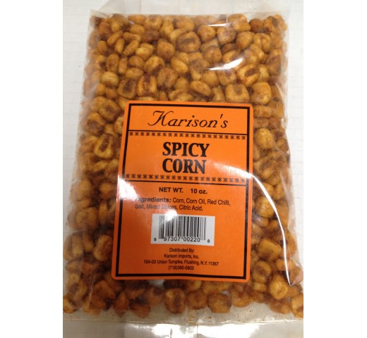 Karison's Spicy Corn 10 Oz / 283 Gms